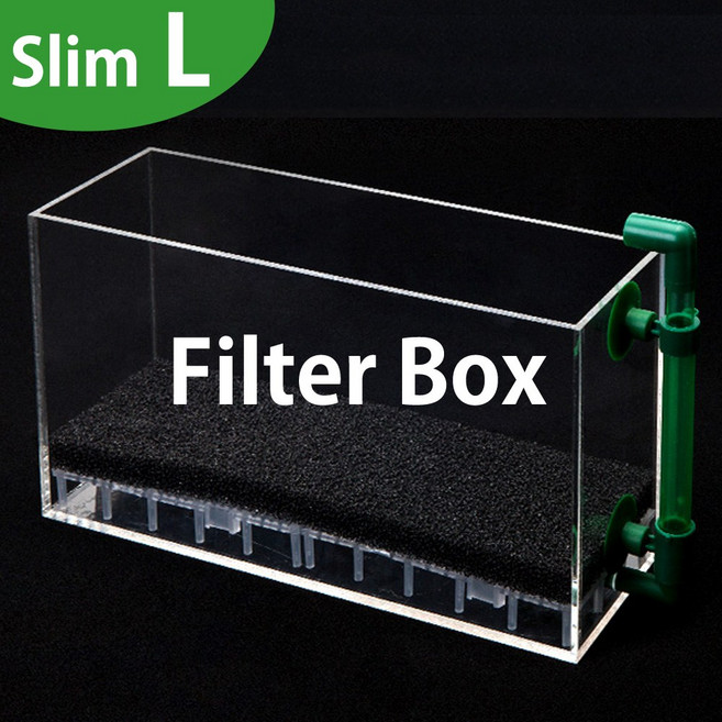 퍼펙트 저면 여과박스 S/M/L /수족관 어항 수조 쉬림프 저면여과기 CRS 스펀지여과기 필터 구피 수질정화, L, 1개