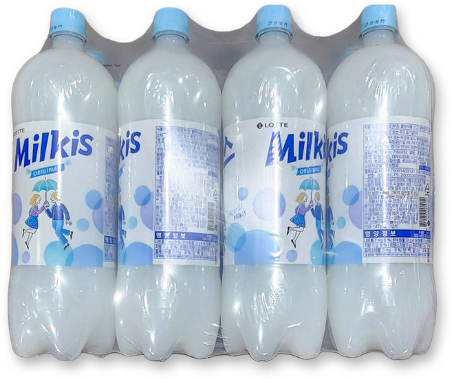 밀키스 (롯데칠성 PET 1.5L) X12 청량음료 대량할인 업소용음료 포장용음료 드링크, 12개, 1.5L