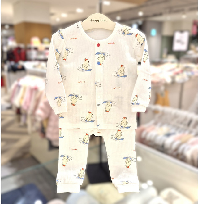 [해피랜드] 겨울세일 / 부담없는 가격 / 가볍고 편안한 실내복 내의 / 퐁실 베어 에센셜 내의 / H2710381 / NC구로앙팡스