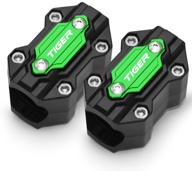 Triumph Tiger 800 900 GT PRO Rally Explorer 1200 XCA 1050i 955i 엔진 보호 블록 범퍼, [07] T two green, 1개