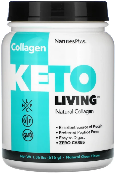 NaturesPlus KetoLizing™ 천연 콜라겐 616g(1.36lb), NaturesPlusKetoLizing천연콜라겐616g, 616g, 1개 - 쿠팡