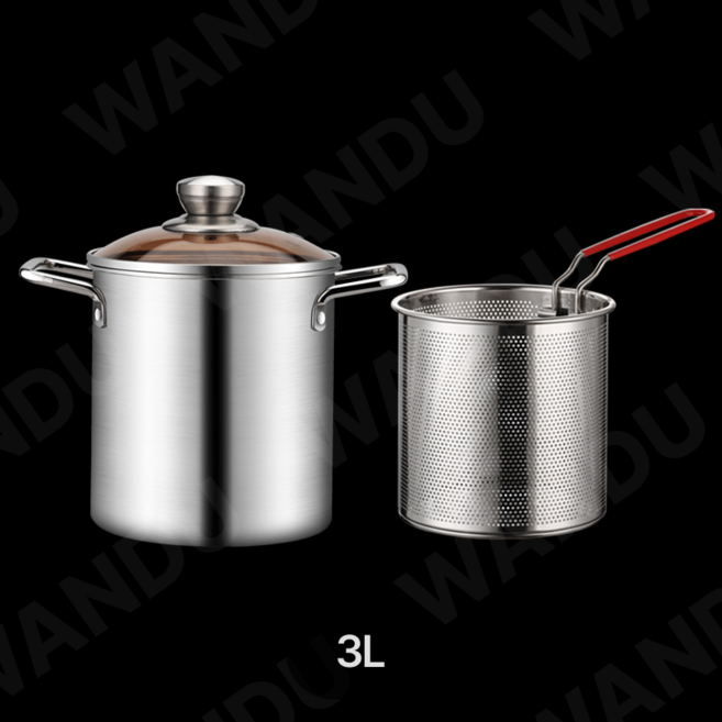 304 스텐 멀티팟 냄비 세트 3L, 1세트, 16cm