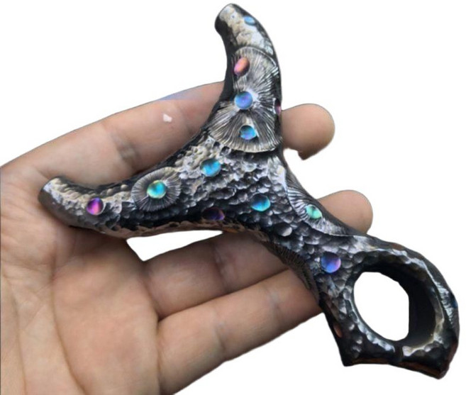 티타늄 사냥 새총 전문가용 조류퇴치 멧돼지퇴치 서바이벌 저격