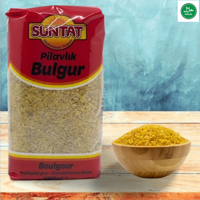 Suntat Traditional Turkish Pilavik Bulgur 선탓 전통 터키식 필라빅 불구르, 1개, 1kg