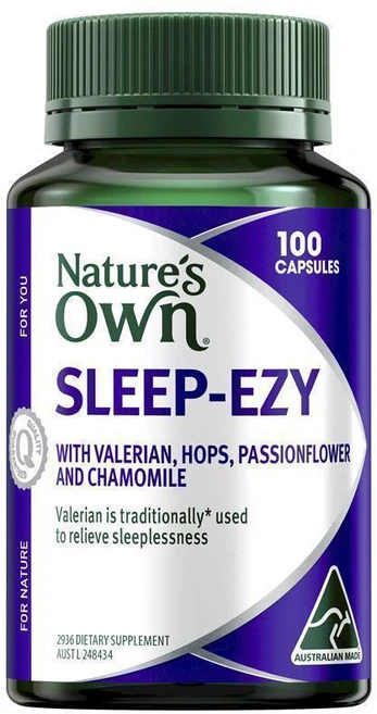 네이쳐스온 슬립 이지 카모마일 홉스 발레리안 100캡슐, 1개, 100정 - 쿠팡