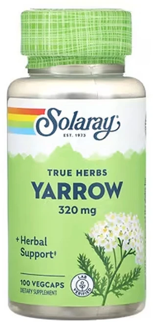 솔라레이 True Herbs 서양톱풀 320mg 100베지캡슐, 1개, 100정 - 쿠팡