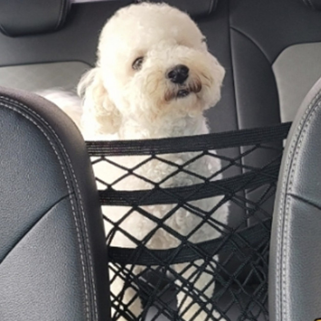 냥이마트 반려동물 안전 그물망 차량용 수납장 네트