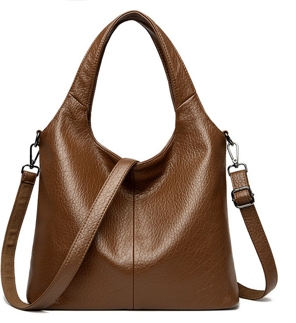 다원 여성 대용량 가죽 데일리 숄더 토트백