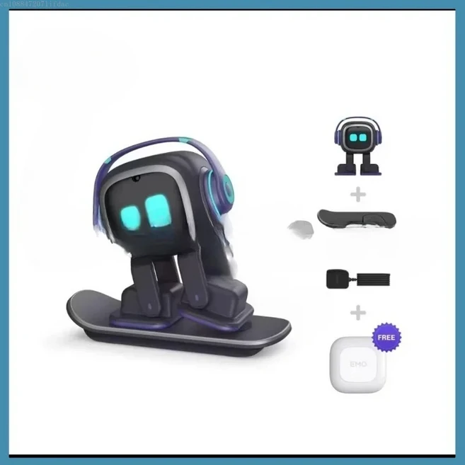 Vector Emo 전자 애완동물 감정적 데스크탑 지능형 로봇 AI가 세대와 함께합니다., 01 Standard Edition