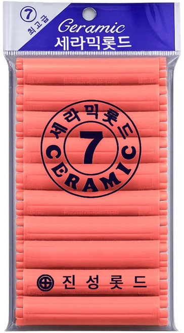 오라이브 진성 셀프파마 세라믹 헤어 롯드 7호, 1개, 주황