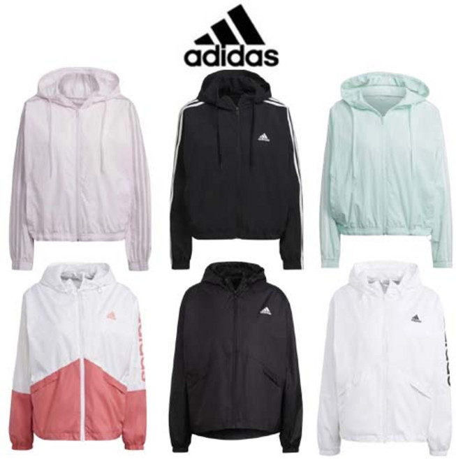 아디다스 여성 바람박이 자켓/윈드브레이커/런닝 자켓