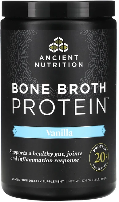 새해 건강을 선물하세요 Ancient Nutrition 소뼈 육수 단백질 바닐라 맛 492g(1.1lb) 특별관리진행, AncientNutrition소뼈육수단백질바닐라맛492, 492g, 1개 - 쿠팡