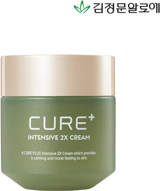 김정문알로에 큐어 인텐시브 2X 크림, 50g, 1개
