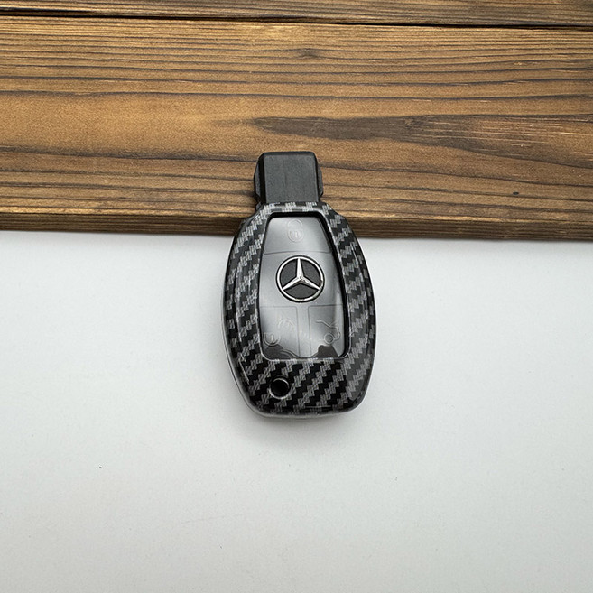 테라모 벤츠 카본 키케이스 키홀더 GLS GLC GLE GLA A C E클, 벤츠 카본키케이스-A타입(구형), 블랙