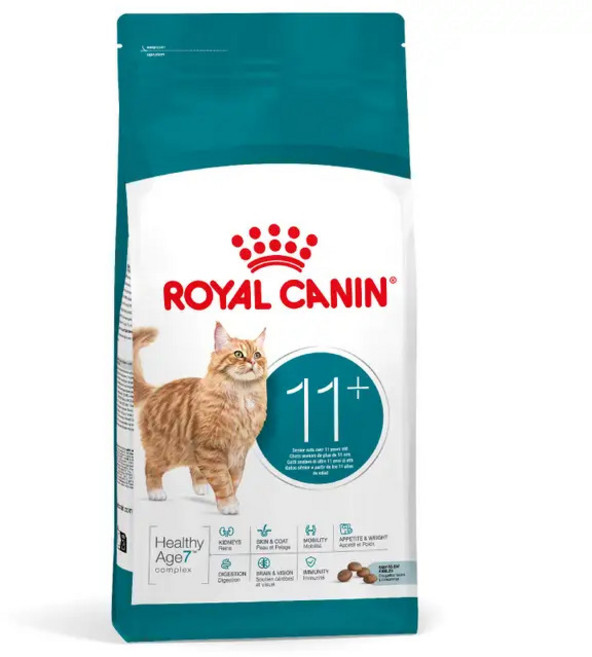 ROYAL CANIN 皇家11+ 歲老貓專用乾糧 A30+11 老貓飼料 貓飼料貓糧, 2kg, 1包, 雞