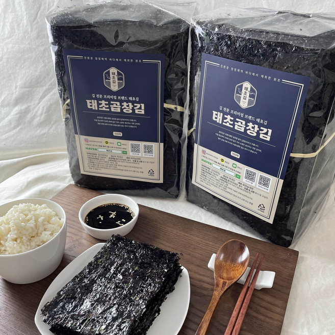 태초 곱창김 태초김 햇김 햇곱창김 생김 특상품, 50매(200g이상), 200g, 1개