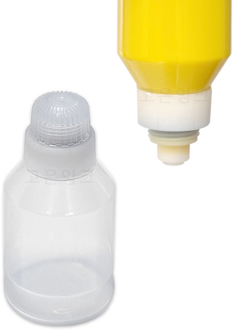 정품형 무한잉크 소분용 리필 공병 캐논 GX7092 7192 삼성 브라더 엡손 공용 135ml, 1개, 투명화이트