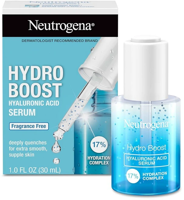 Neutrogena 하이드로 부스트 히알루론산 세럼 29.57mL 건성 피부용 데일리, 1, 30ml - 쿠팡
