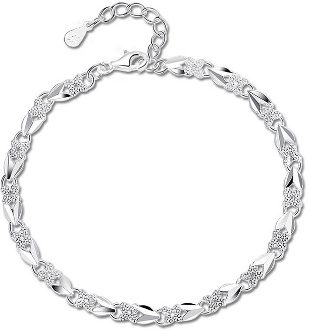 실버999 순은 체인팔찌 케이스 증정 여친 친구 선물