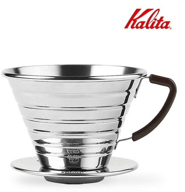[칼리타] NEW 스테인레스 웨이브 드리퍼 185S (2-4인용), 40ml, 1개, 드리퍼1P