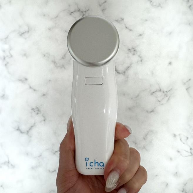 아이차 페이스 쿨러 쿨링 마사지기, 화이트, istick-1000