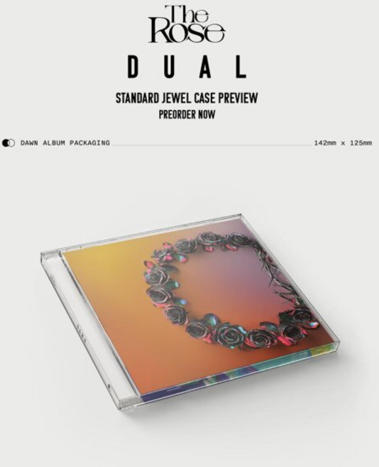 [CD] 더 로즈 (The Rose) 2집 - DUAL (Jewel Case Album) [Dawn ver.]
