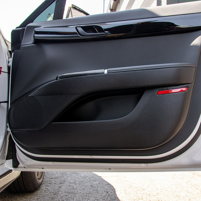 콘보이 현대 그랜저GN7 실내커버 도어커버 튜닝 인테리어몰딩, 카본 도어커버, 더뉴그랜저GN7