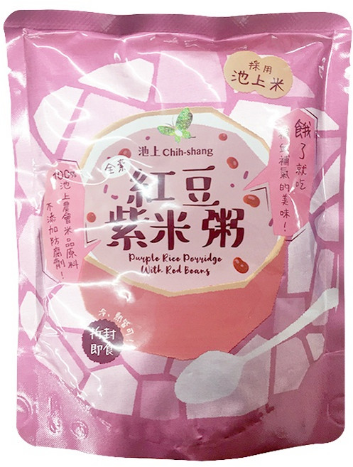 池上 Chih-shang 紅豆紫米粥, 1個, 【一包】池上紅豆紫米粥260G