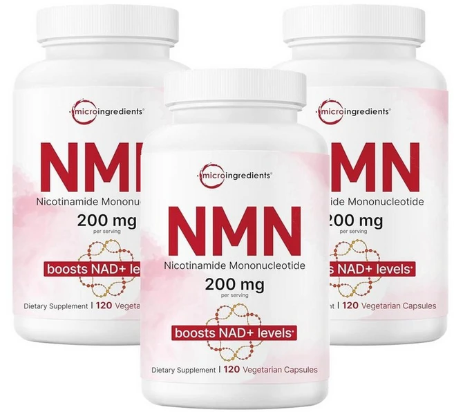 마이크로 인그리디언츠 NMN 200mg 캡슐 120정, 3개 - 쿠팡