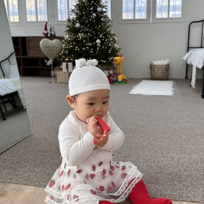 아기 양갈래 꼭지모자 24색 신생아 조리원 출산준비 필수템 비니 아기모자 트위니슈슈