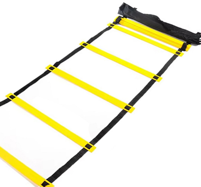 윤이즈 스텝레더 4m 6m 축구연습 연습용사다리, 옐로우, 1개