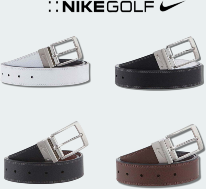 매장정품 나이키 골프 벨트 남성 리버시블 양면 허리띠, M(36), 블랙화이트