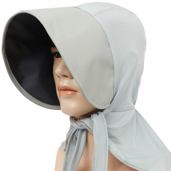냉감 햇빛가리개 쿨원단 자외선차단 썬캡 캐디모자 얼굴가리개 큰챙 그늘막모자 국내제작