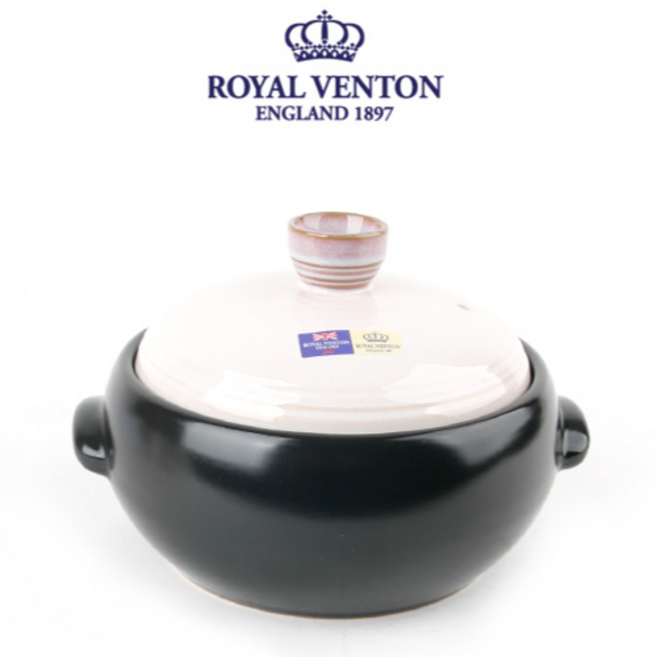 로얄벤톤 헤세드 뚝배기 대 베이지핑크 4~5인용 내열냄비 무균열 뚝배기, 1개, 18cm