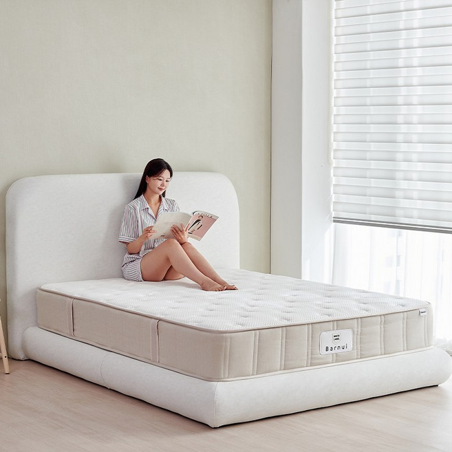 [바르누이] 신경외과 전문의가 설계한 허리가 편안한 화이트라벨 플러스 매트리스 퀸 Q, 270mm