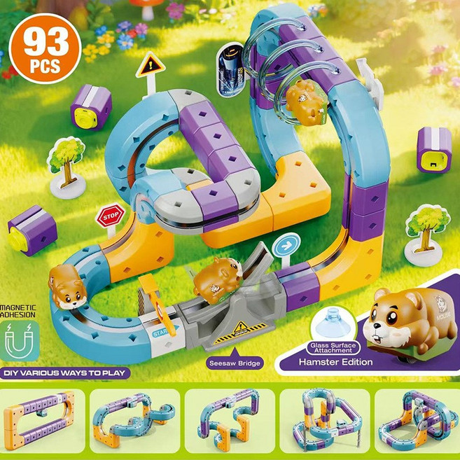 Magnetic Track GO! 磁吸火車積木, 拆裝, 1個