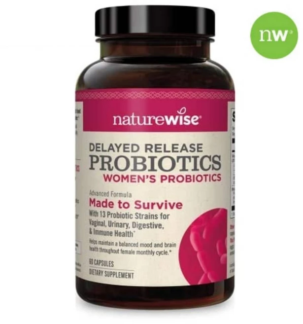 네이처와이즈 여성 프로바이오틱스 90억 CFU 60캡슐 크랜베리, 1개, 60정 - 쿠팡