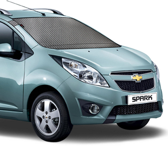 럭키식스 쉐보레 스파크 맞춤형 성에방지커버 자동차 앞유리덮개 차량커버, 01_스파크_맞춤 성에방지커버_일반형, CC-002, 1개