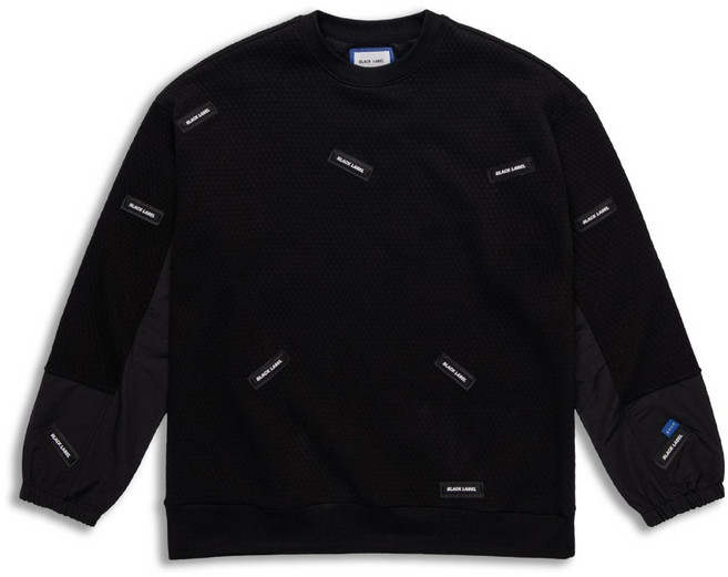 BLACK LABEL 寬鬆 OVERSIZE 大學T 長袖上衣
