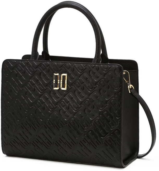 닥스 여성 [백화점 정품] [설 선물 추천]블랙 DD로고 소가죽 교회 성경책 상견례 서류 가방 토트백 M