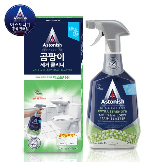 아스토니쉬 new 곰팡이 제거 클리너 plus, 750ml, 1개