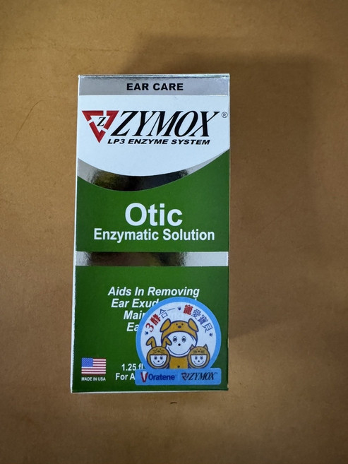 Zymox 耳部酵素溶液 1.25 fl. oz., 1個