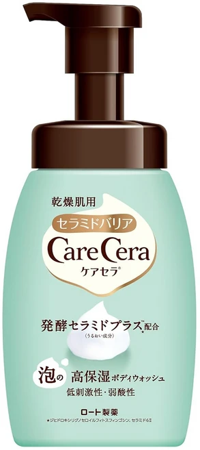 일본 케어세라 폼 고보습 바디 워시 바디 솝 퓨어 플로럴 450ml, 1개 - 쿠팡