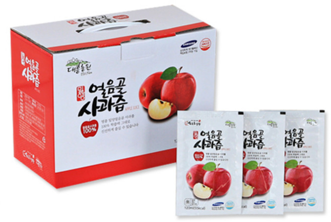 대흥농원 밀양 얼음골 사과즙, 120ml, 50개
