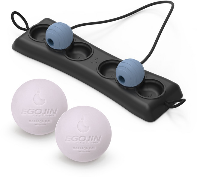 휴대용 마사지보드 세트 전신 종아리 다리 안마 지압 어깨, 휴대용마사지보드+싱글 2개(네이비), 1개