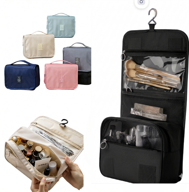 루아엔 한눈에 파우치 걸이형 행잉 세면 여행용 휴대용