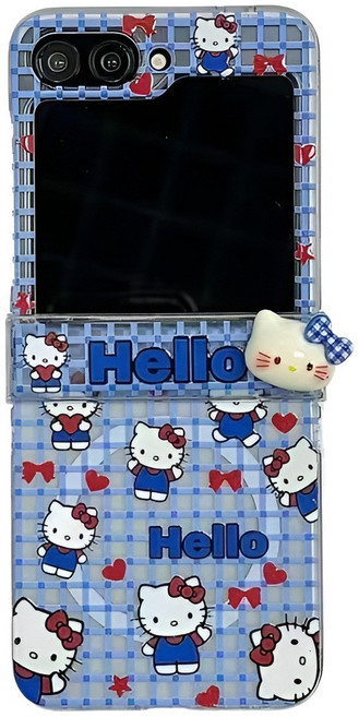 갤럭시z플립5 z플립6 z플립7 힌지보호 귀여워요kt 핸드폰케이스