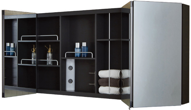 단차없는 폴딩 욕실슬라이드장 거울수건장 욕실수납장 1200~1400, W1200XH800XD150, 1개