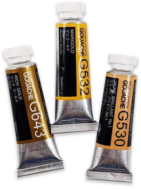 홀베인 수채화 과슈 물감 낱색 HGC C 15ml, 기본, 기본, 펄화이트