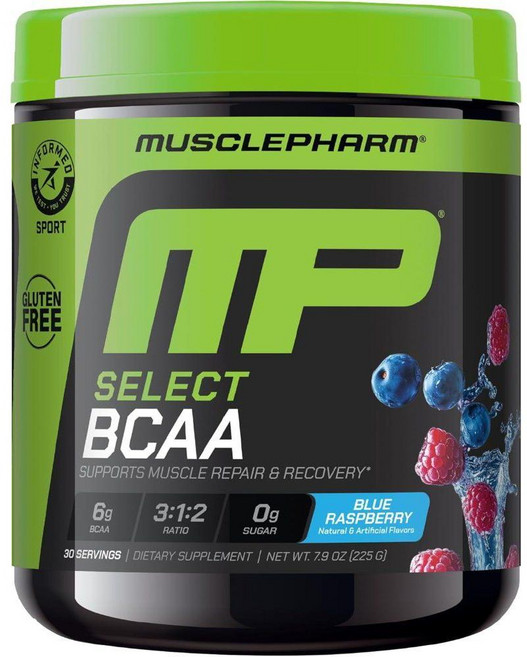 머슬팜 BCAA 파우더 블루 라즈베리맛 225g